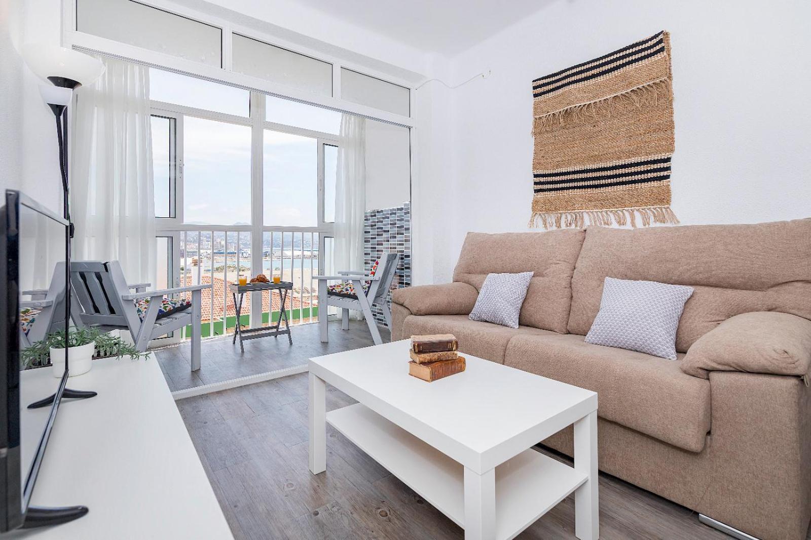 Impresionante Vista Al Mar - Elegante Apartamento Malaga Bagian luar foto